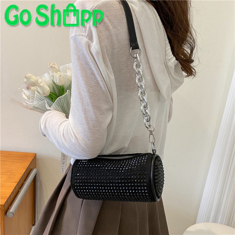 Tas Selempang Wanita Bling Bling Import Terbaru Fashion Korea - Tas Bahu Slempang Wanita - Tas Pesta Kondangan Mewah Kekinian - Tas Korean Style [TB07]