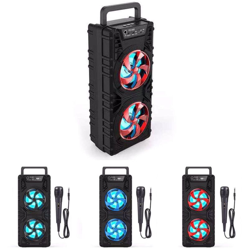 SPEAKER BLUETOOTH KARAOKE YD-806 Free Mic Speaker Fullbass Speaker Extrabass