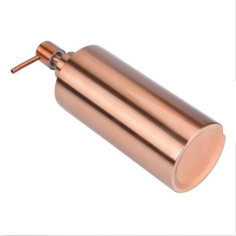 Wonder Soap Dispenser Wadah Kelembaban Reusable Rose Gold Silinder Botol Handsanitizer