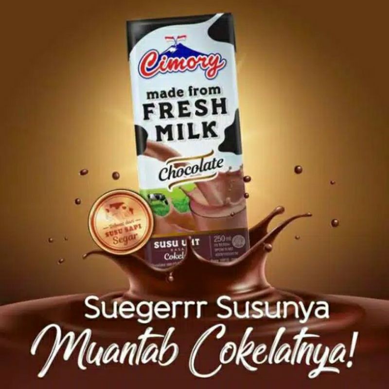 

Susu Cimory UHT Fresh Milk Chocolate 250 ml