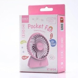 Kipas Angin Listrik Elektrik Robot RT BF09 Portable Mini Pocket Fan Hot Promo