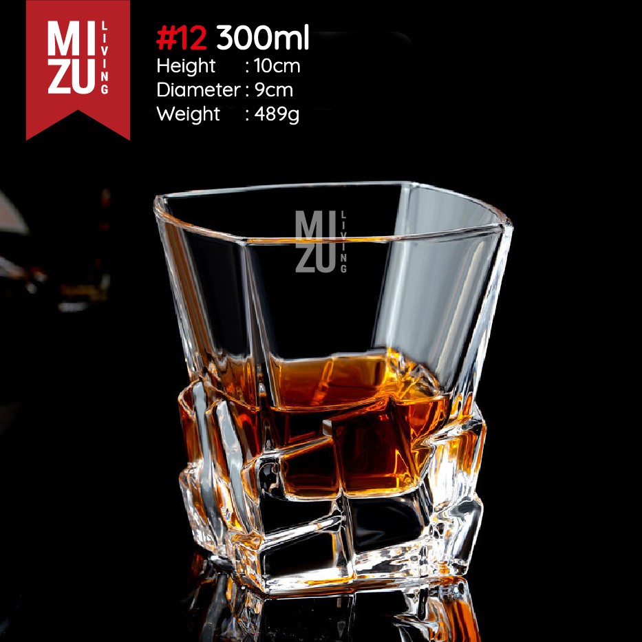 ROMA Whiskey Glass Gelas Kaca Whisky On The Rocks Gelas Air Minum-5