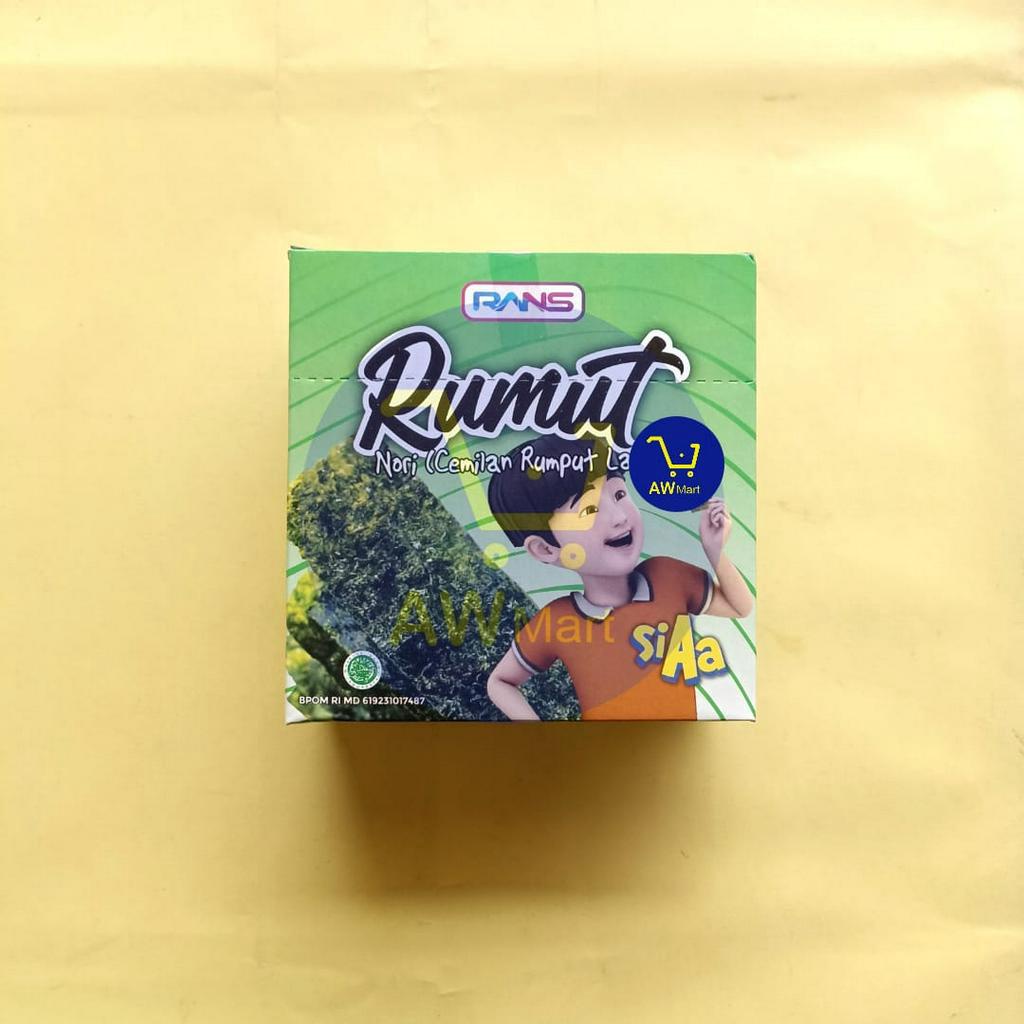 RUMUT NORI AYAM BOX 48 GRAM ( ISI 12 PCS X 4 GR - RUMPUT LAUT NORI RASA AYAM PERBOX 48 GRAM ISI 12 PCS