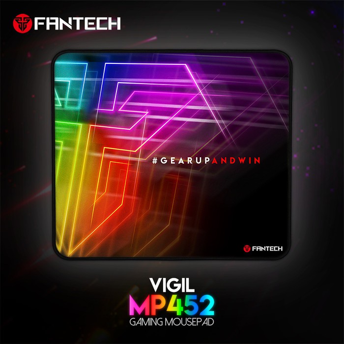 Mousepad Fantech MP452 Vigil Medium - Gaming - 450x400x4mm - Original