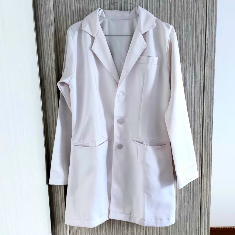 Jas Koas Dokter Lengan Panjang Dua Saudara bahan tebal premium preloved