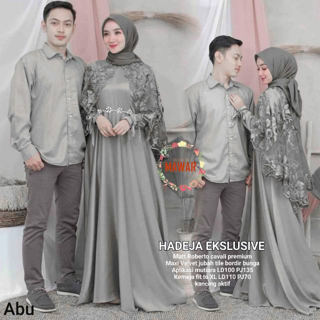 READY! HADEJHA COUPLE HADEJA ESKLUSIVE CAPE COUPLE CAPE baju couple pasangan/lamaran/prewedding ...