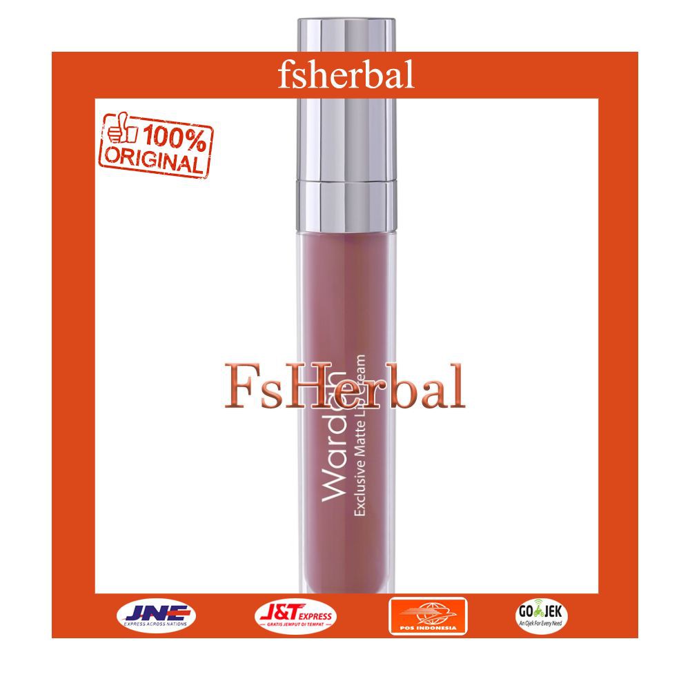 (Termurah) Wardah Exclusive Matte Lip Cream 09 Mauve On 4 g (Original)