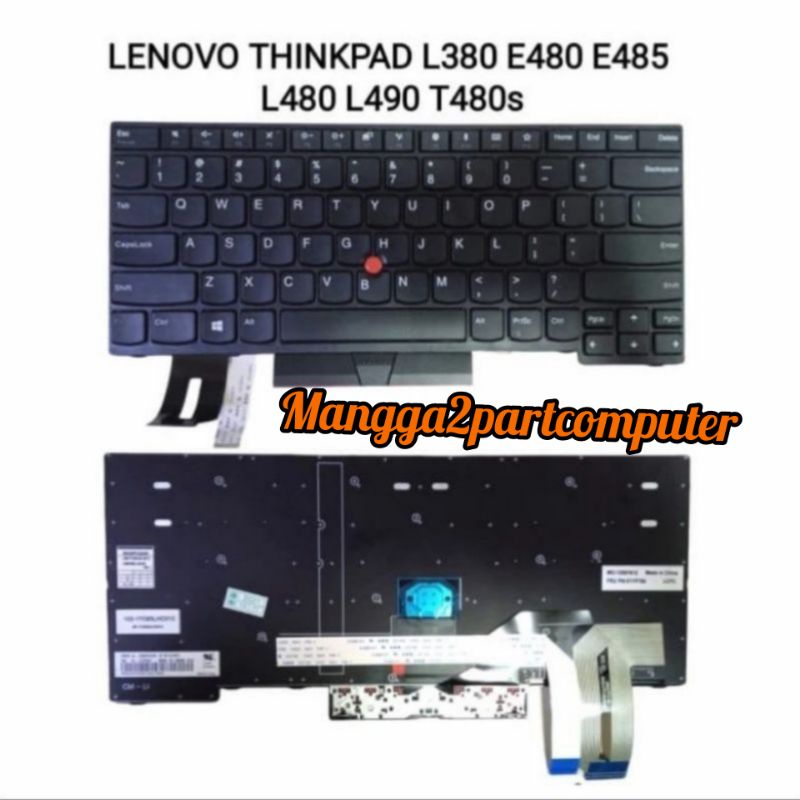 KEYBOARD LENOVO THINKPAD L380 E480 E485 L480 T480S