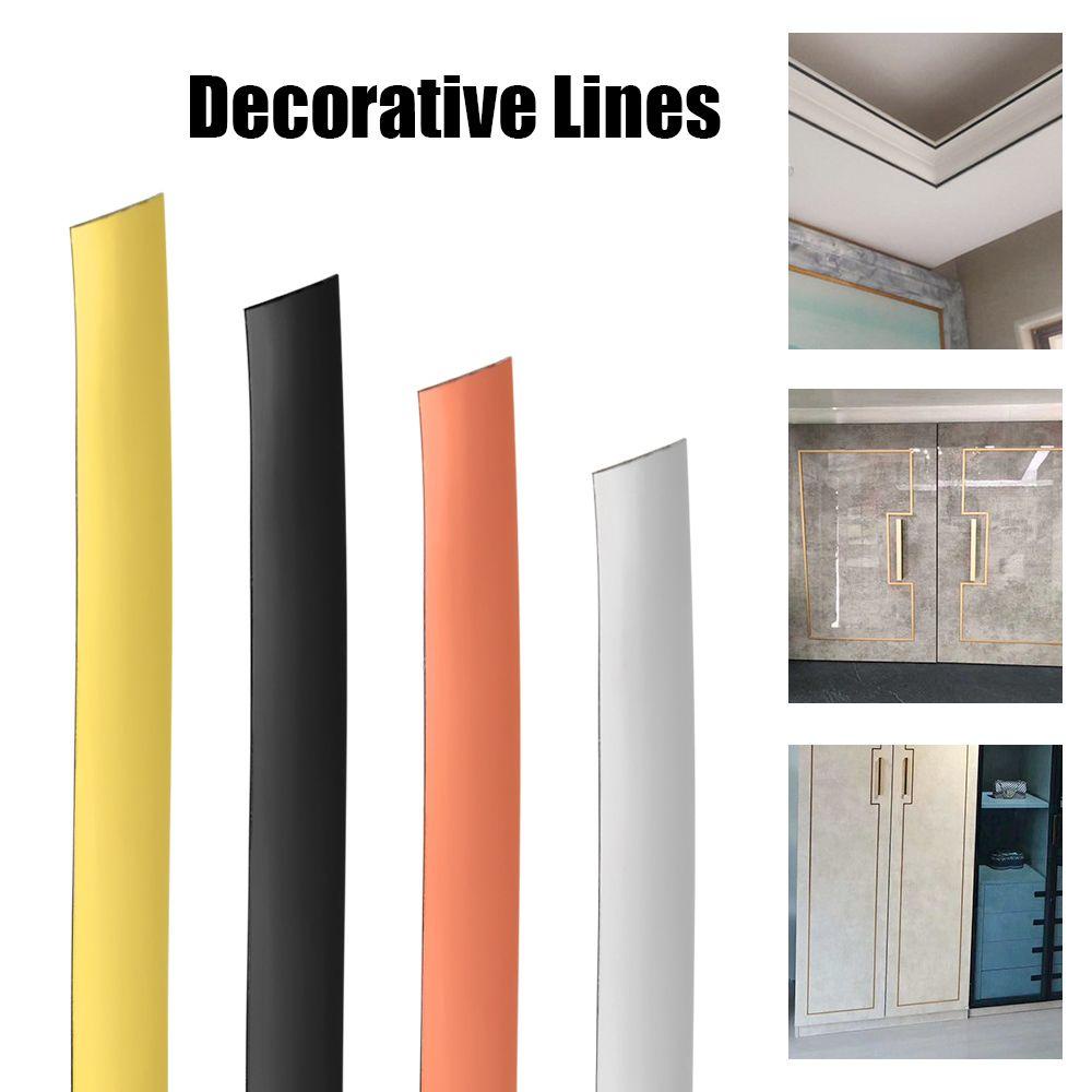 Top Garis Hias Dekorasi Rumah Plafon Dekor Line Seam Stiker Tile Gap Sticker