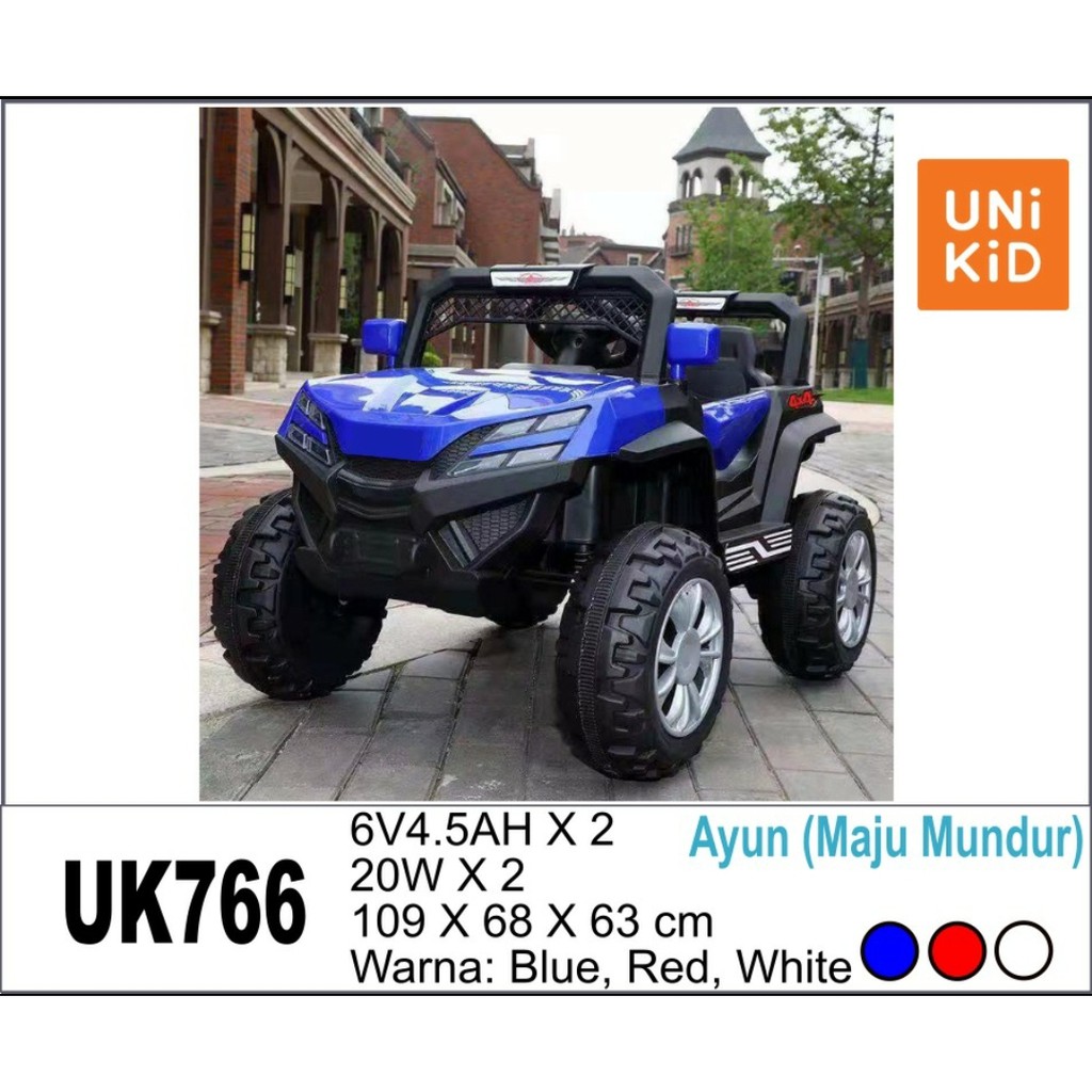 Mobil Aki anak Jeep Unikid UK 766