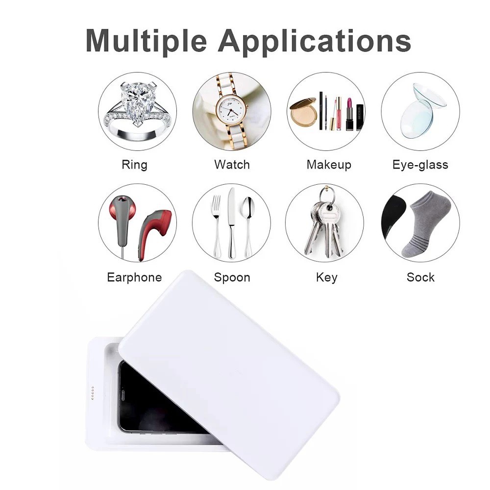 XIAOMI FIVE - UVC Sterilization Box with Wireless Charger - YSXDH001WX - Kotak Steril Multifungsi