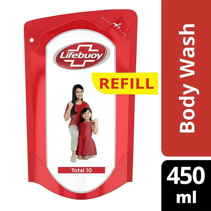 Lifebuoy Antibacterial  Bodywash Total 10 Refill 400ml