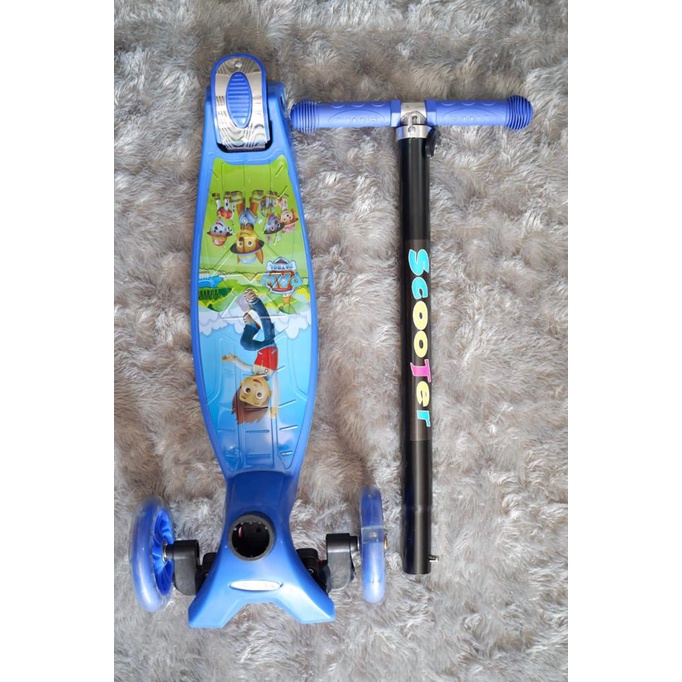 READY! NEW ! skuter anak / otoped anak rda 3 ban karet PU / Kickboard skuter anak import premium murah