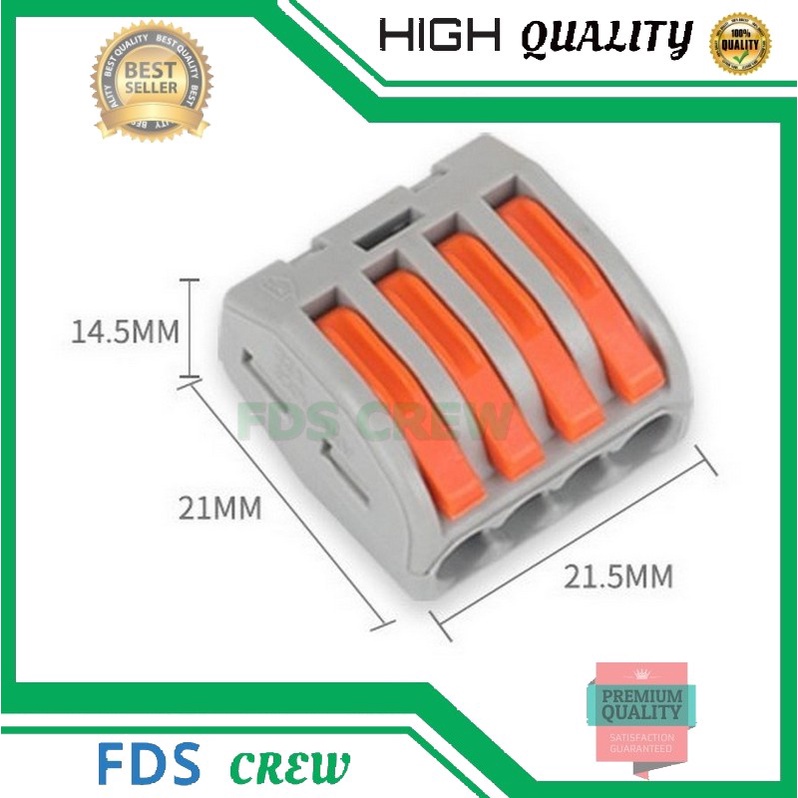 Terminal Listrik Stop Kontak Kabel Sambungan PCT Konektor 2/3/4/5/8 pin Terminal LT 422 623
