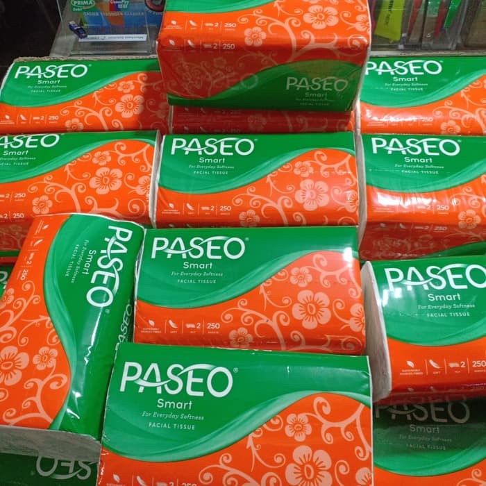 Tisu Paseo 2 ply / Tisu Wajah Paseo 250 Sheets / Facial Tissue