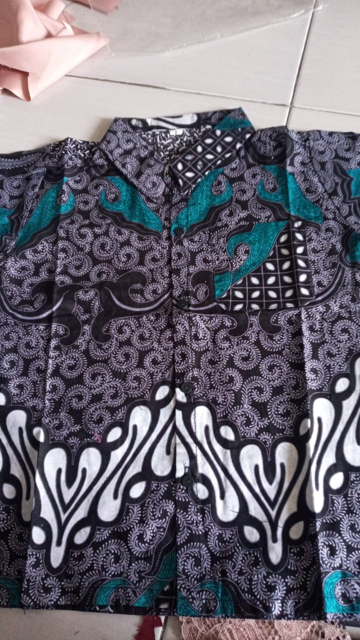 Termurah Batik Couple Keluarga, Baju Batik Couple Keluarga Ori Ndoro Jowi Dnt Dimensi Abu