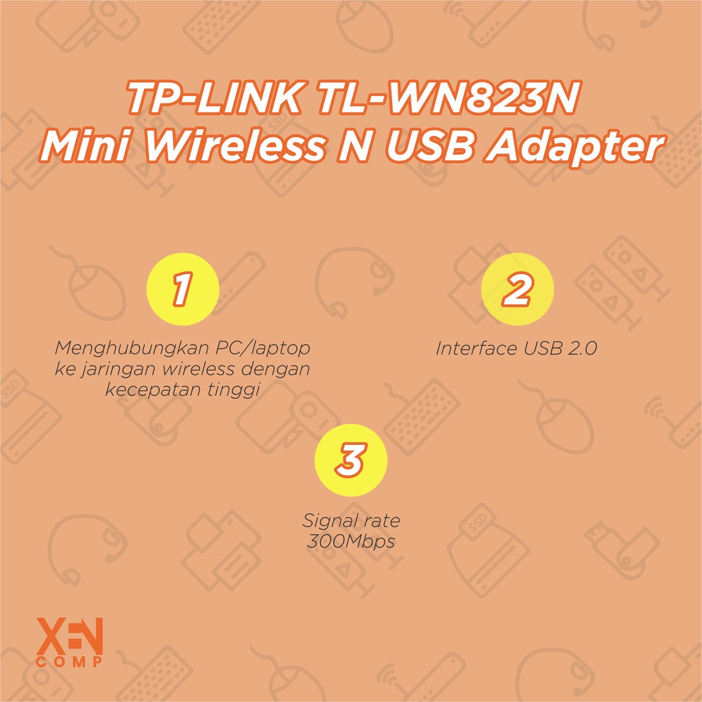 TP Link USB Wifi WN823N 300Mbps