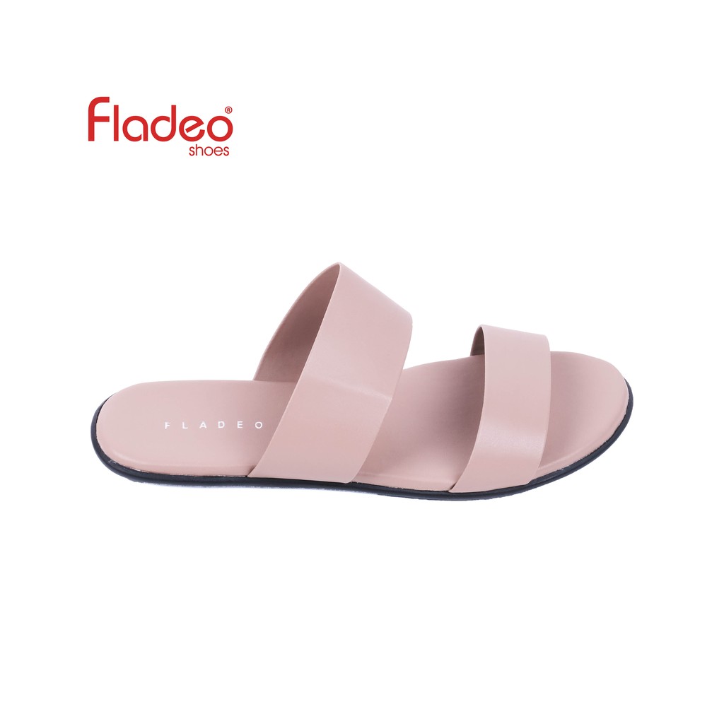 Fladeo G20/LDS276-3TP/Sandal Teplek Slide Wanita [ Flat Slippers ]-4