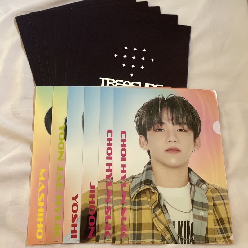 [official] TREASURE—TREASURE MERCHANDISE JAPAN CLEAR FILE HYUNSUK JIHOON JEHYUK YOSHI MASHIHO