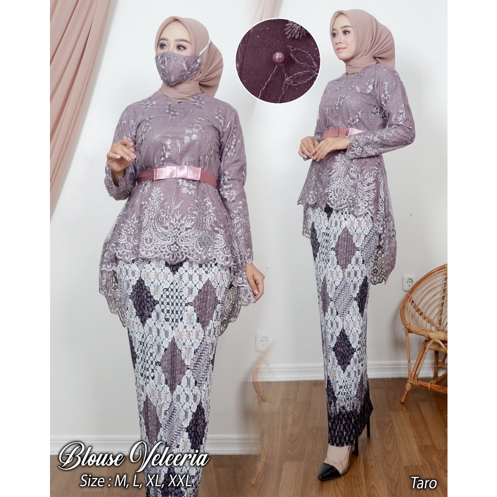 KEBAYA TUNIK / KEBAYA WISUDA / AURORA VALERIA / BAJU PESTA WANITA