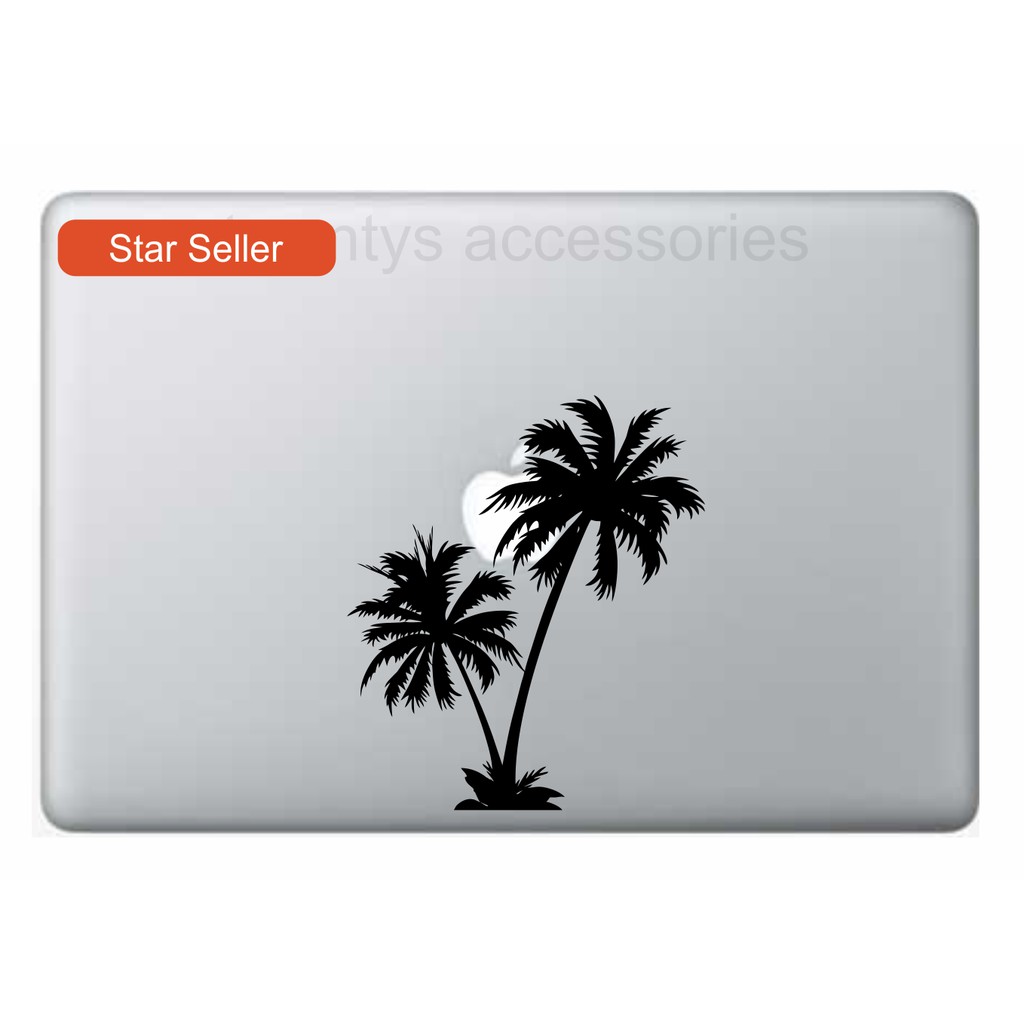 Jual Stiker Laptop Stiker Pohon Kelapa Cutting Stiker Vinyl Decal