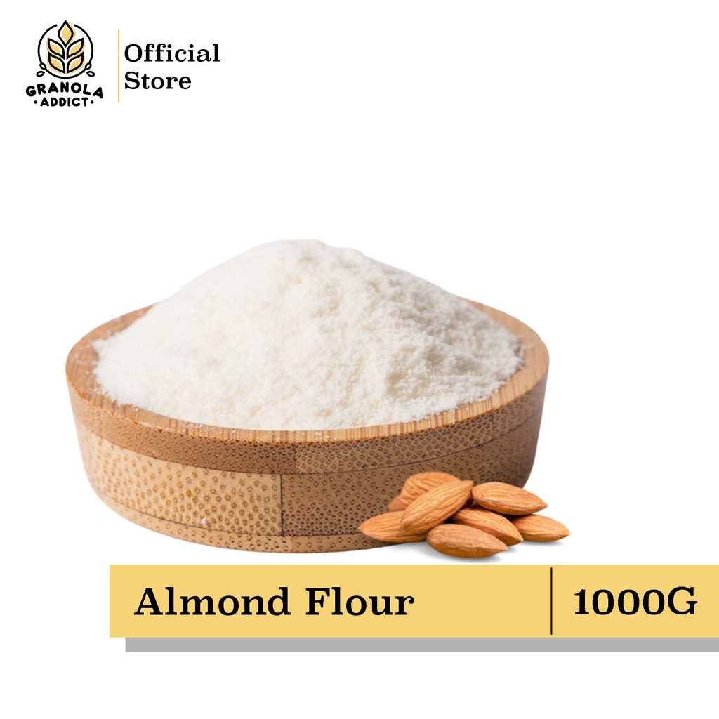 

Granola Addict - Almond Flour / Tepung Bubuk Almond 1000G - 1KG