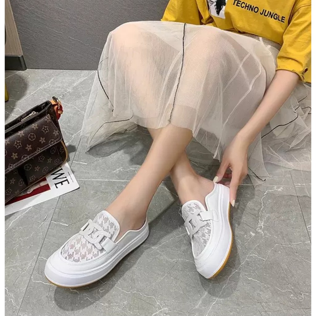 COD BAYAR DITEMPAT!!! 7763 SEPATU SLIP ON WANITA SIMPEL