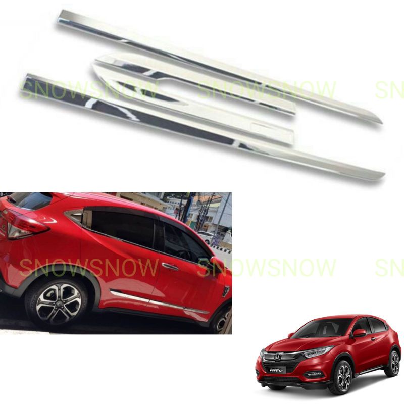 List Body Samping Mobil Honda Hrv Chrome