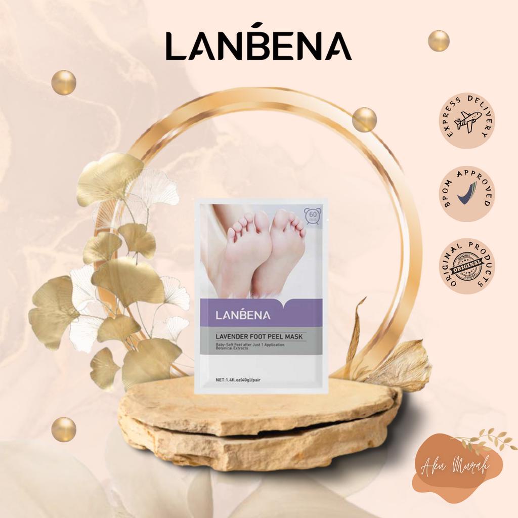 ✨ AKU MURAH ✨ LANBENA Lavender Foot Peeling Mask [BPOM] / Masker Kaki