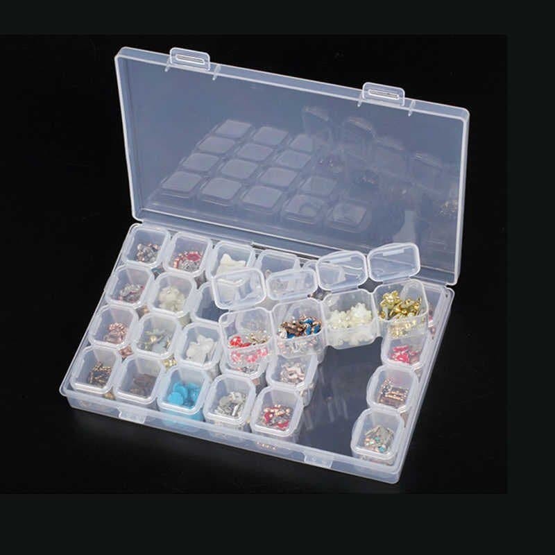 Tempat Menyimpan Storage box Kotak Plastik perhiasan obat STORAGE CASE cabinet penyimpanan anting baut - KPP