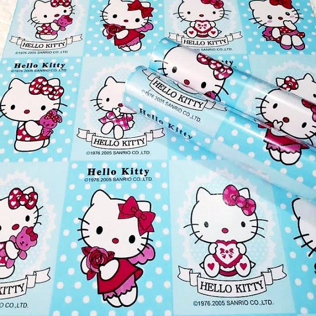 30+ Ide Stiker Dinding Hello Kitty Biru