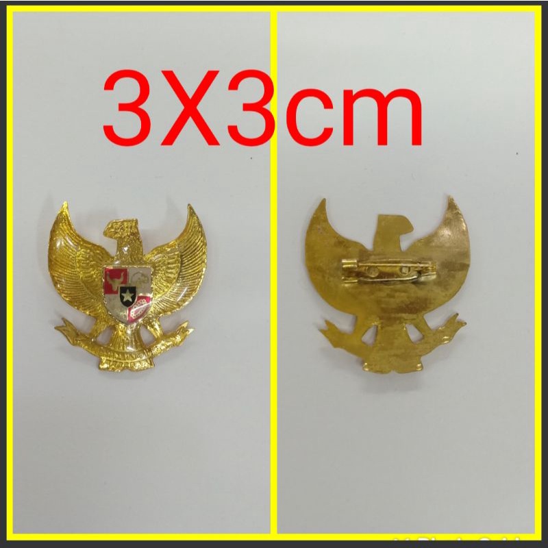 PIN GARUDA EMAS 3CM