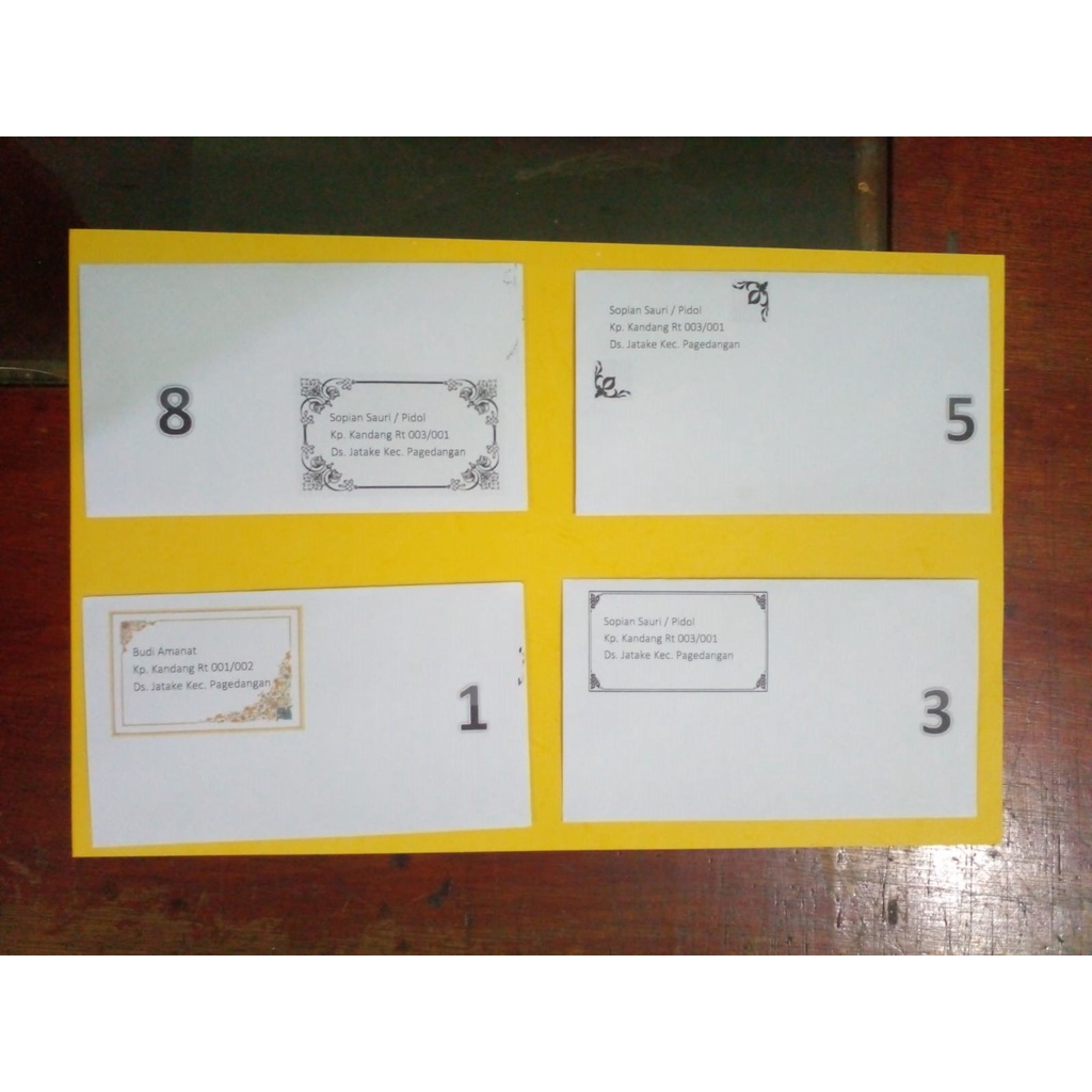 

Amplop Kondangan (+Print Nama)