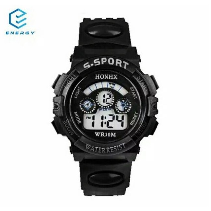 ✅COD JAM TANGAN RUBBER S-SPORT S-1790 DIGITAL FASHION LED JF038 IMPORT GROSIR MURAH PRIA WANITA-1