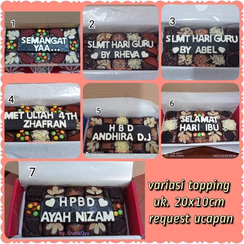 

{BROWNIES PANGGANG} baca desk