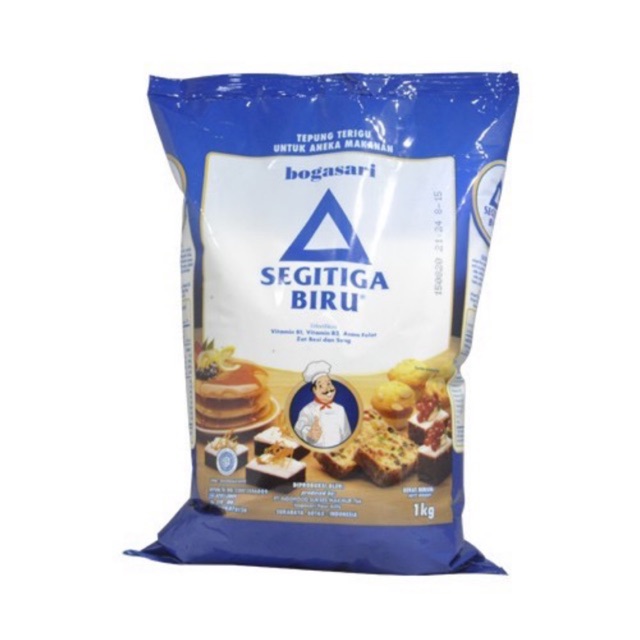 Terigu segitiga biru/ kunci biru 1kg /Sania 1kg