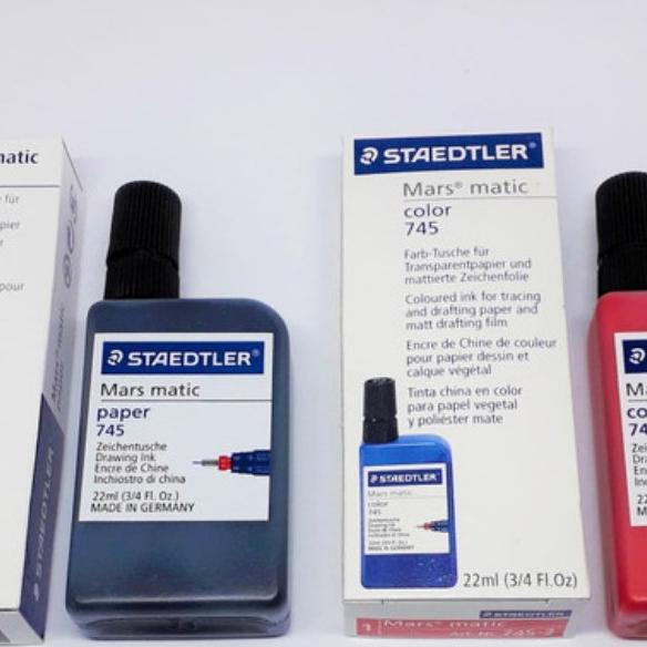 OFFICE & STATIONERY | ALAT TULIS | TINTA RAPIDO MARS MATIC STAEDTLER | DRAWING INK