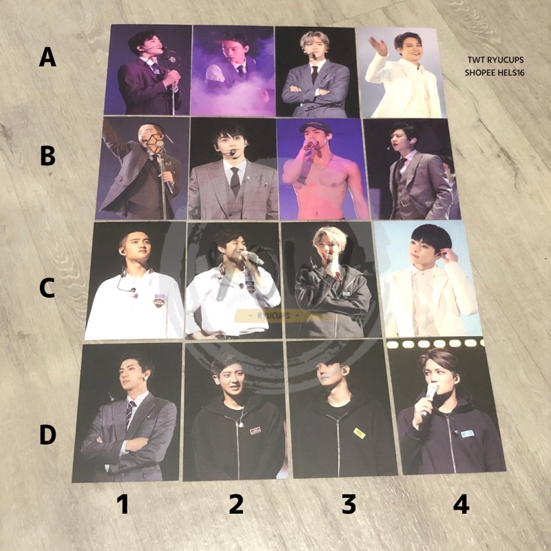 [EXO] Postcard Anti Mleyot The Elyxion ElyXiOn Dot Goods Book Official Goods Sharing Kai Sehun Seho 