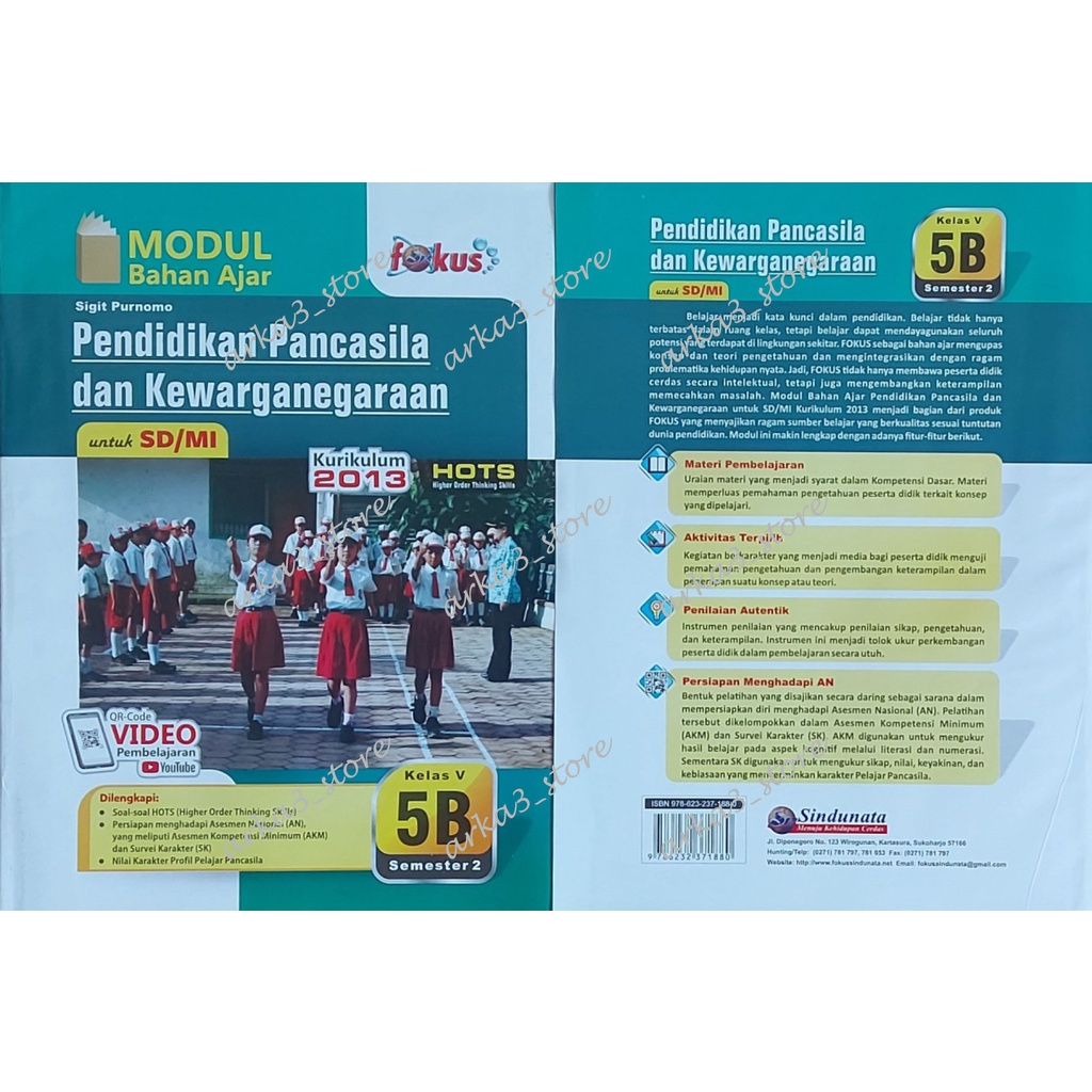 Lks Fokus PPKn SD/MI Kls 5B Semester 2