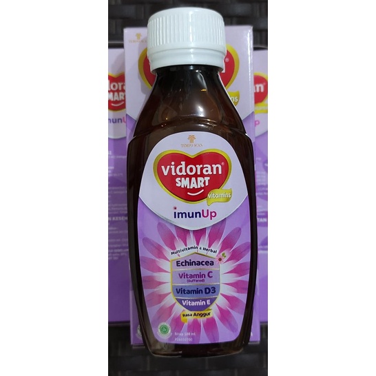 Vidoran Smart Imun UP / Multivitamin / Echinacea / Vitamin C / Vitamin D / Vitamin E / 100 ML