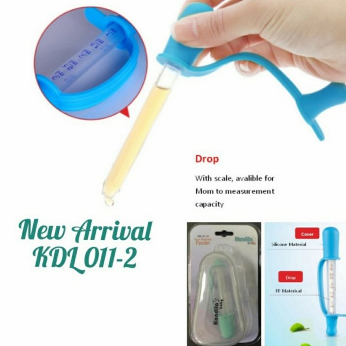 KANDILA Baby Medicine Feeder Medicine Dropper Pipet Obat Bayi KDL-0112