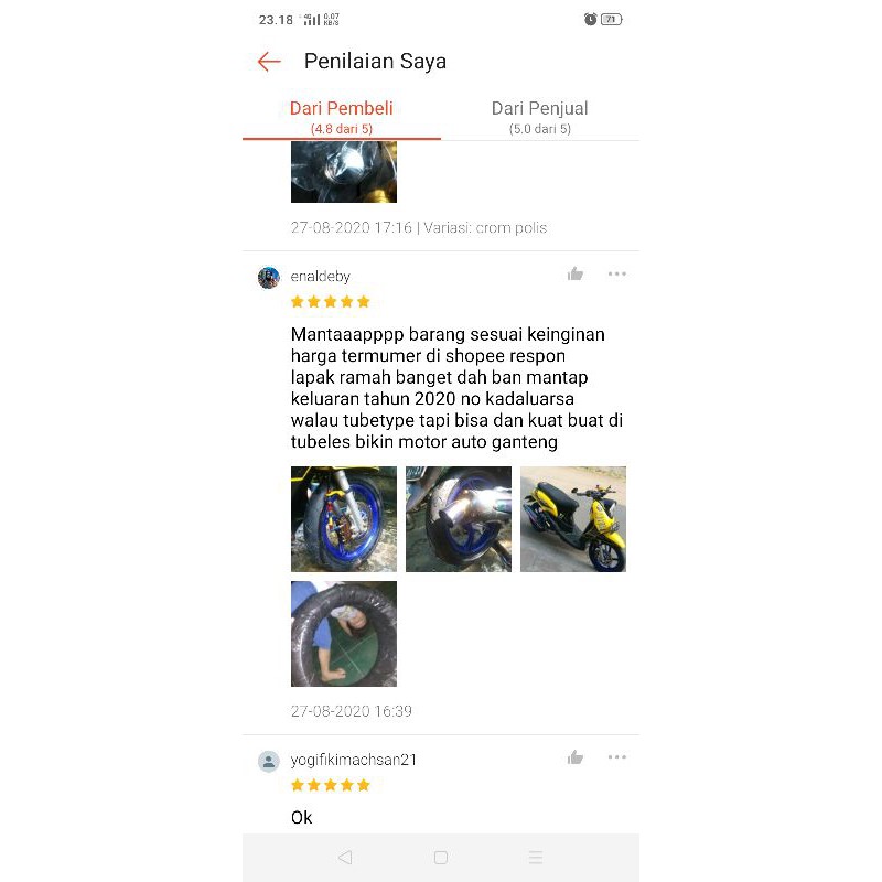 PRIMAAX BAN LUAR SK01 02 80/80-17 TUBETYPE