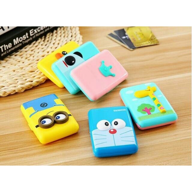 Travelmate JUAL Dompet kartu 3D karakter animal hewan lucu card holder