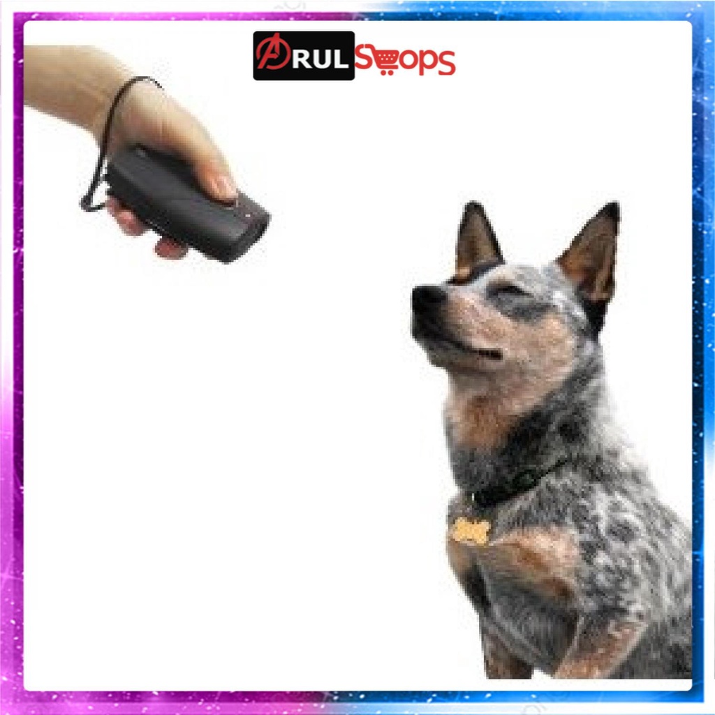 ARS - ILOPETS Ultrasonic Dog Repeller Training + 2 Flashlights - TJ-3008