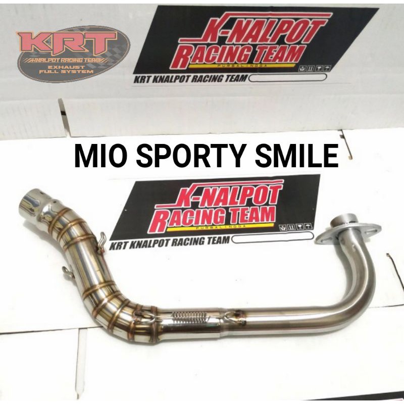 LEHERAN INLET 38 MM MIO SPORTY SMILE LEHER KNALPOT RACING TERLARIS