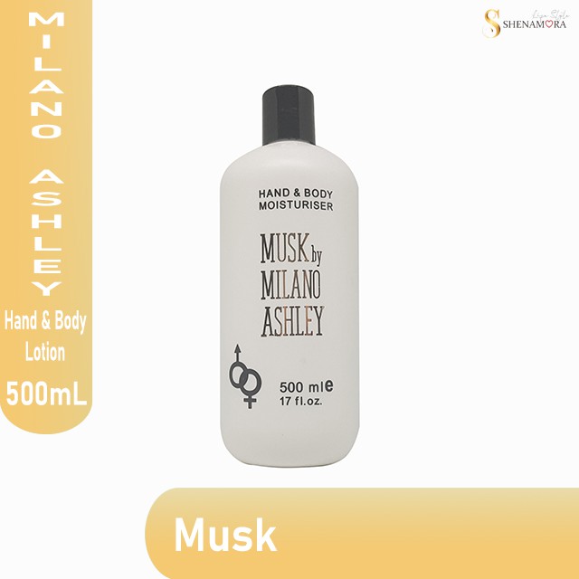 Musk Hand Body Lotion By Milano Ashley 500 ml