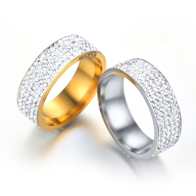 Cincin titanium Asli tidak pudar