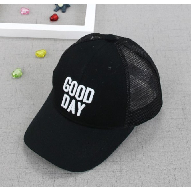 Kiddiwear TOPI FASHION ANAK UNISEX / TOPI CASUAL CAP HAT / TOPI BASEBALL JARING GOOD DAY