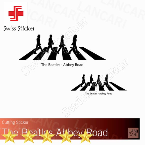 

Promo Sticker Cutting the beatles abbey road ar Oracal Stiker - Putih Elegan