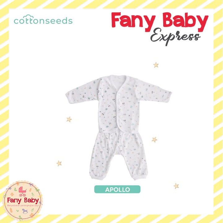 COTTONSEEDS BABY LONG SLEEVE PAJAMAS SET